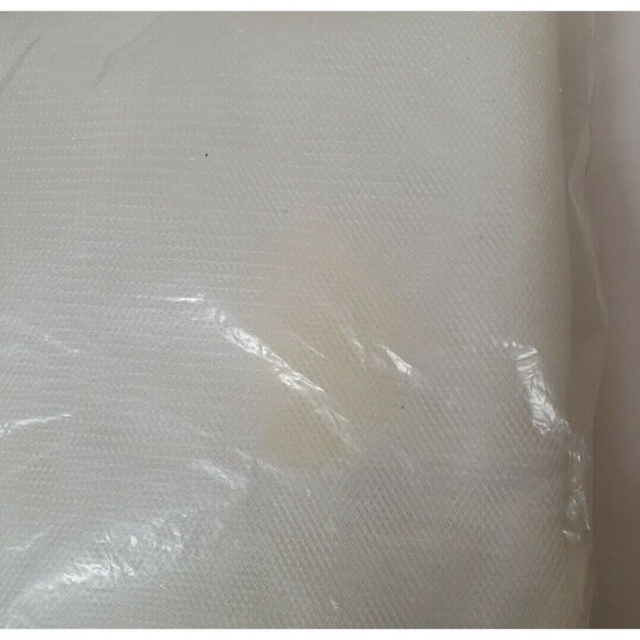 Mosquito Netting Bed Canopy Tent Romantic 90s Spiegel Home Sheer White 21 Ft Vtg - Picture 9 of 9